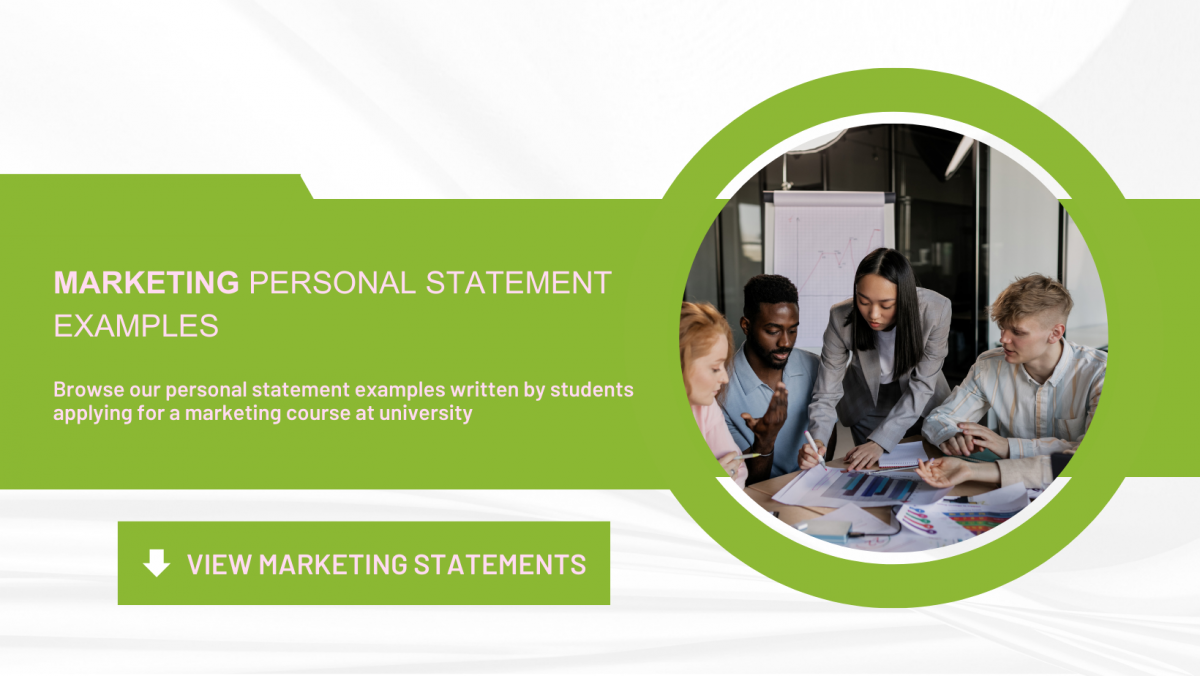 fashion management and marketing personal statement